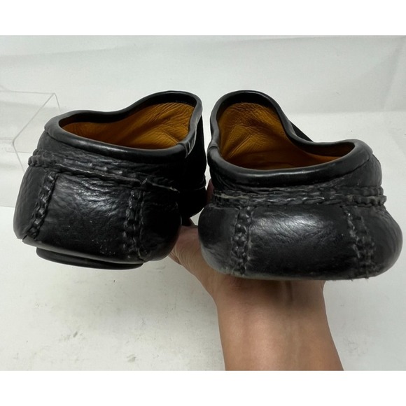 COLE HAAN Country Womens 9 Clog Shoes Black Suede Leather Knobby Outsole - Picture 5 of 10